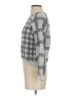 By Anthropologie Houndstooth Gray Pullover Sweater Size XS - photo 5