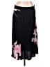 DKNY 100% Polyester Graphic Black Casual Skirt Size M (estimated) - photo 1
