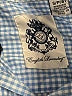 English Laundry Checkered-gingham Blue Long Sleeve Button-Down Shirt Size 8 - photo 3