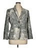 Peruvian Connection Print Gray Blazer Size 14 - photo 1