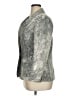 Peruvian Connection Print Gray Blazer Size 14 - photo 5