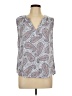 Old Navy 100% Rayon Paisley Blue 3/4 Sleeve Blouse Size L - photo 1