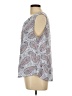 Old Navy 100% Rayon Paisley Blue 3/4 Sleeve Blouse Size L - photo 5