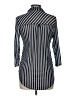 Bailey & Chloe Stripes Blue 3/4 Sleeve Blouse Size M - photo 2