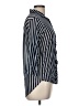 Bailey & Chloe Stripes Blue 3/4 Sleeve Blouse Size M - photo 4