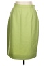Unbranded 100% Wool Solid Green Wool Skirt Size 10 - photo 1