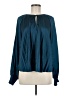 Dear John 100% Polyester Teal Long Sleeve Blouse Size M - photo 1