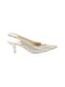 Stuart Weitzman Metallic Ivory Gold Heels Size 6 - photo 1