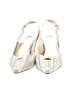 Stuart Weitzman Metallic Ivory Gold Heels Size 6 - photo 2