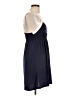 Feathers Solid Blue Casual Dress Size L - photo 4