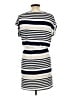 Unbranded Stripes Ivory Casual Dress Size L - photo 2