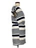 Unbranded Stripes Ivory Casual Dress Size L - photo 4