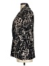 Unbranded Animal Print Black Short Sleeve Blouse Size M (estimated) - photo 5
