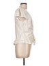 Sim & Sam 100% Rayon Ivory Short Sleeve Blouse Size L - photo 4