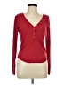 Out From Under Red Long Sleeve Henley Size L - photo 1