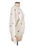 Unbranded 100% Acrylic Hearts White Pullover Sweater Size L - photo 4