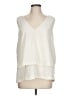 Banana Republic 100% Polyester Ivory Sleeveless Blouse Size L - photo 1