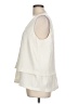 Banana Republic 100% Polyester Ivory Sleeveless Blouse Size L - photo 5