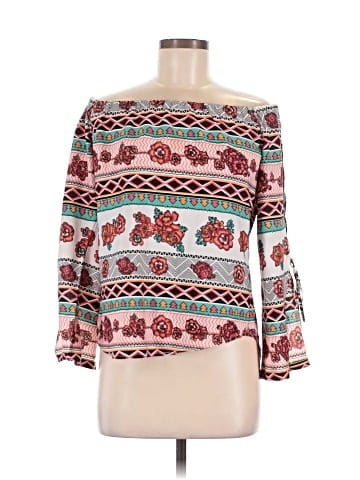CLOCKHOUSE 3/4 Sleeve Blouse (view 1)