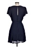 Blue Rain 100% Polyester Solid Blue Casual Dress Size L - photo 2