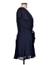 Blue Rain 100% Polyester Solid Blue Casual Dress Size L - photo 4
