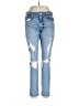 FRAME Hearts Blue Jeans Size 30 waist - photo 1