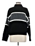 Sanctuary Stripes Black Turtleneck Sweater Size M - photo 1