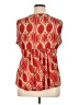 Rafaella 100% Polyester Red Sleeveless Blouse Size XL - photo 2