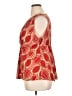 Rafaella 100% Polyester Red Sleeveless Blouse Size XL - photo 5