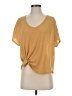 Out From Under Gold Short Sleeve Top Size XS - photo 1