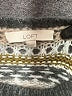 Ann Taylor LOFT Print Brown Pullover Sweater Size M - photo 7