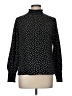 Sanctuary 100% Polyester Polka Dots Black Long Sleeve Blouse Size M - photo 1