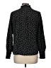 Sanctuary 100% Polyester Polka Dots Black Long Sleeve Blouse Size M - photo 2