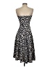 Unbranded Graphic Gray Ivory Casual Dress Size S (estimated) - photo 2