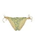 Madewell Floral Yellow Swimsuit Bottoms Size M - photo 1