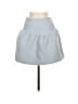 Meshki Solid Blue Denim Skirt Size XS - photo 1