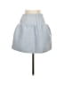 Meshki Solid Blue Denim Skirt Size XS - photo 2