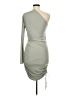 Zara 100% Polyester Solid Gray Cocktail Dress Size M - photo 2
