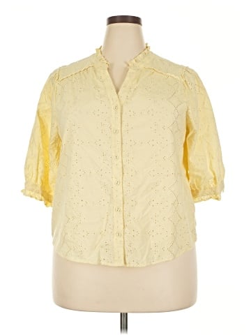 Wit & Wisdom 3/4 Sleeve Button-Down Shirt (view 1)