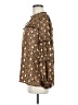 Mystree 100% Polyester Brown Long Sleeve Blouse Size M - photo 5