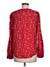 Hinge 100% Viscose Red Long Sleeve Blouse Size M - photo 2