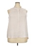 Simply Vera Vera Wang 100% Polyester Ivory Sleeveless Blouse Size XXL - photo 1