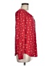 Hinge 100% Viscose Red Long Sleeve Blouse Size M - photo 4
