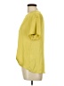 Bar III 100% Polyester Yellow Short Sleeve Top Size L - photo 5