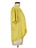 Bar III 100% Polyester Yellow Short Sleeve Top Size L - photo 4