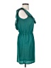 Francesca's 100% Polyester Solid Teal Casual Dress Size S - photo 4