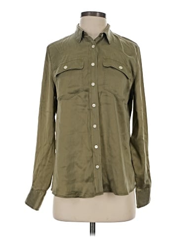 J.Crew Long Sleeve Silk Top (view 1)