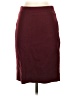 J.Crew 100% Wool Solid Burgundy Wool Skirt Size 00 - photo 1