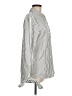Shilla 100% Cotton Stripes Ivory Long Sleeve Blouse Size M - photo 4