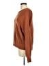 Gap 100% Cotton Solid Brown Pullover Sweater Size M - photo 5